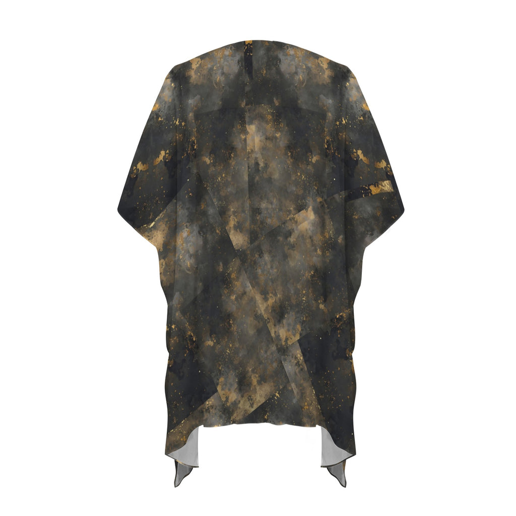 Cosmos Black and Gold Kimono — Back Alley Exclusive