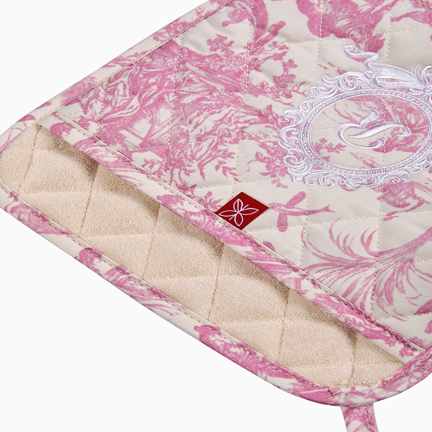 French Toile de Jouy Premium Cotton Pot Holder