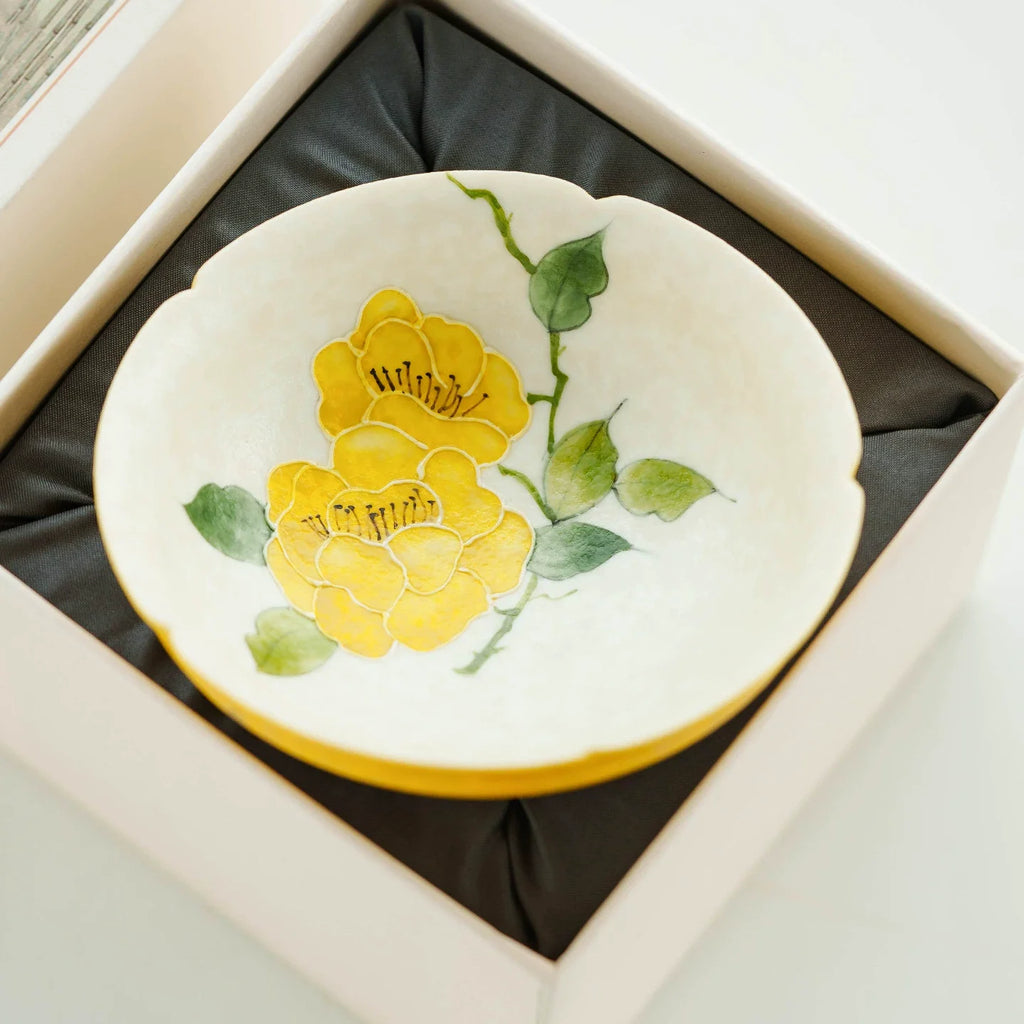 Imperial Blossom Hand-Painted Porcelain Tea Cup – Heritage Series