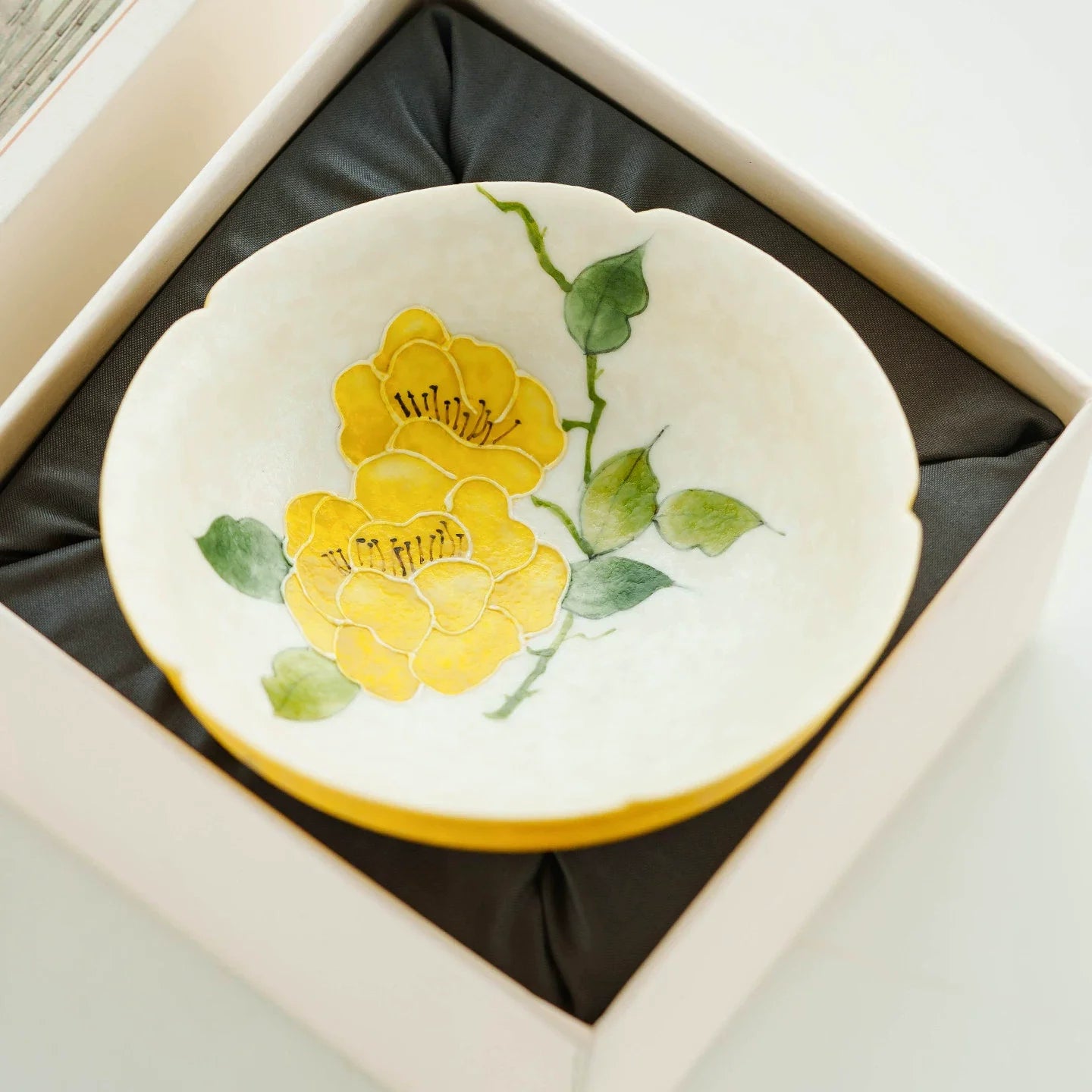 Imperial Blossom Hand-Painted Porcelain Tea Cup – Heritage Series