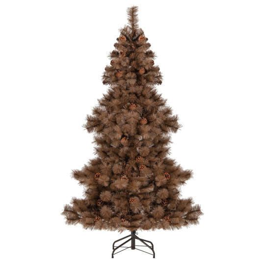 6 Feet Artificial Christmas Tree with 493 Branch Tips for Home Office Carnival
