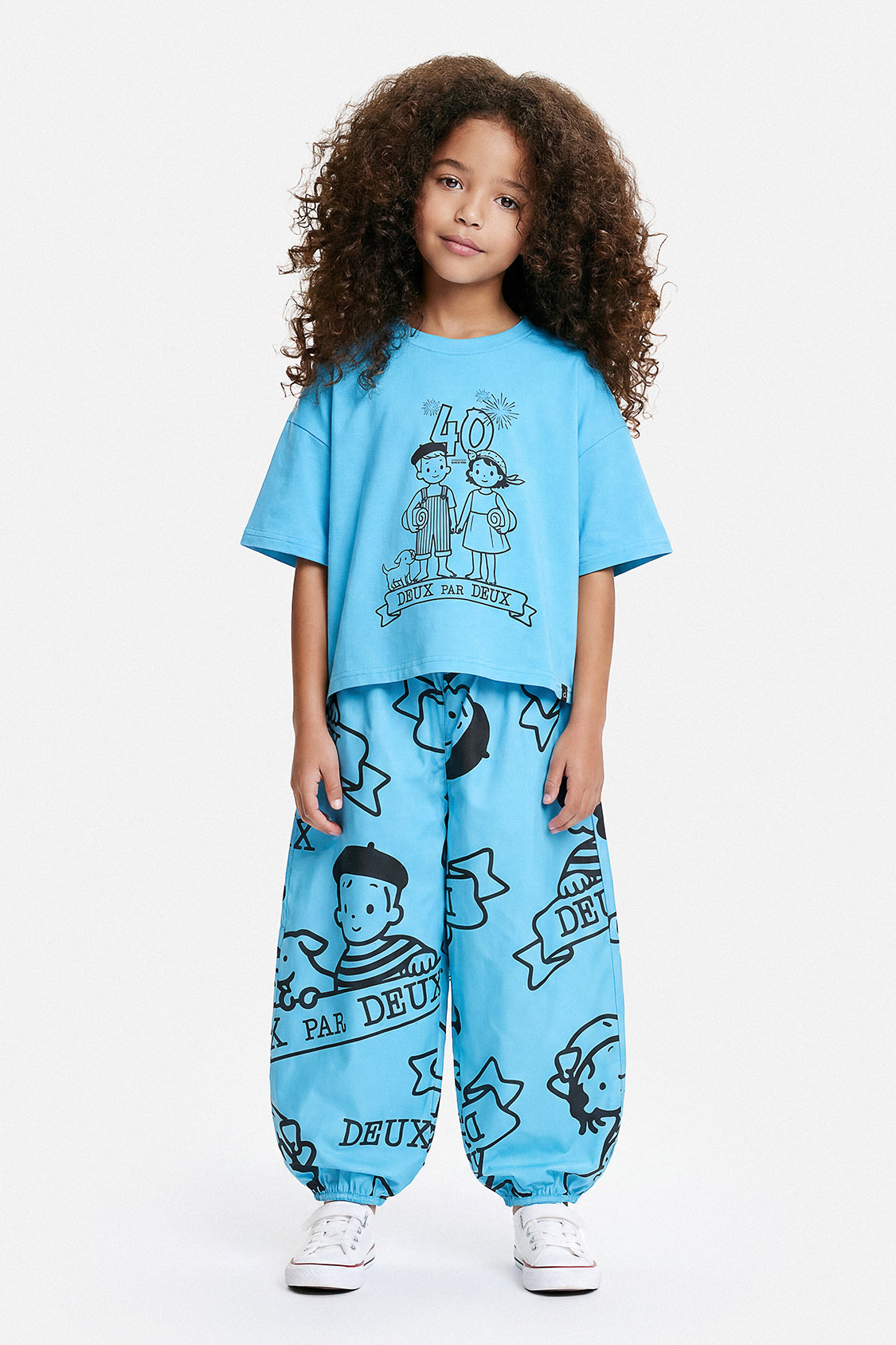 40Th Anniversary Graphic T-Shirt Sky Blue