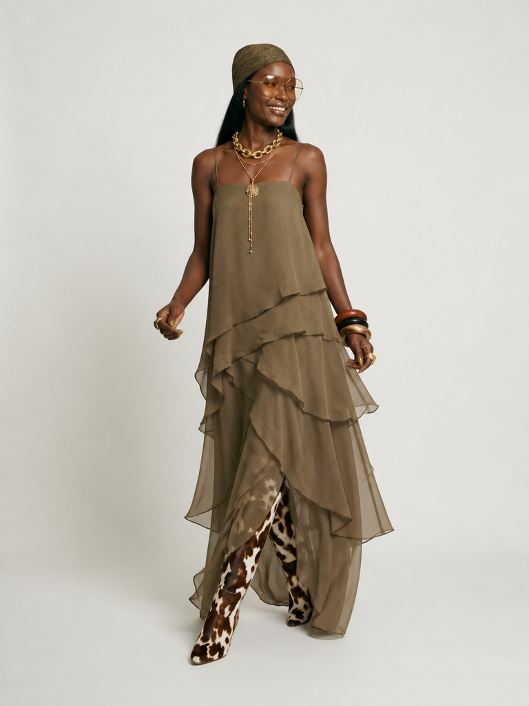 Free Spirit Layered Maxi Dress