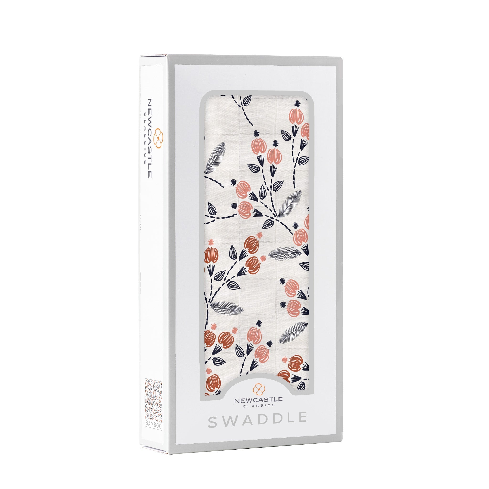 Dahlia Floral Bamboo Swaddle
