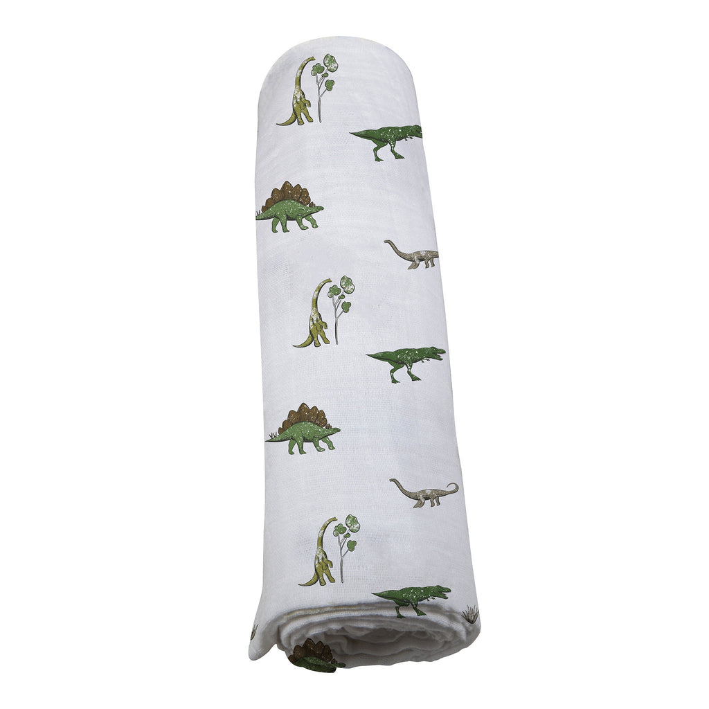 Dino Days Cotton Muslin Swaddle