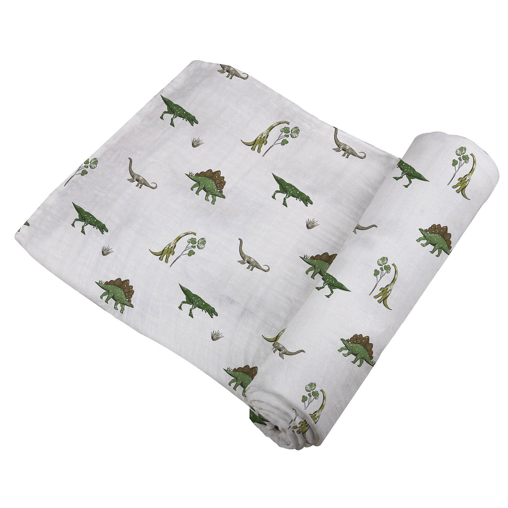Dino Days Cotton Muslin Swaddle