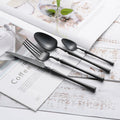 304 Stainless Steel Steak Cutlery Set - Premium Knife, Fork, Spoon, and Coffee Spoon for Elegant Dining