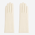 FC04 (cream) - Women's Italian cashmere lined leather gloves