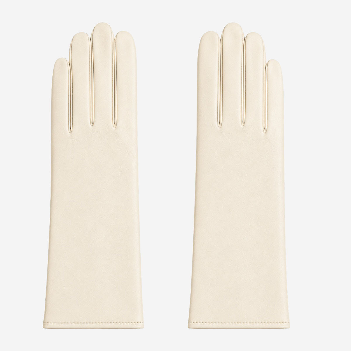FC04 (cream) - Women's Italian cashmere lined leather gloves