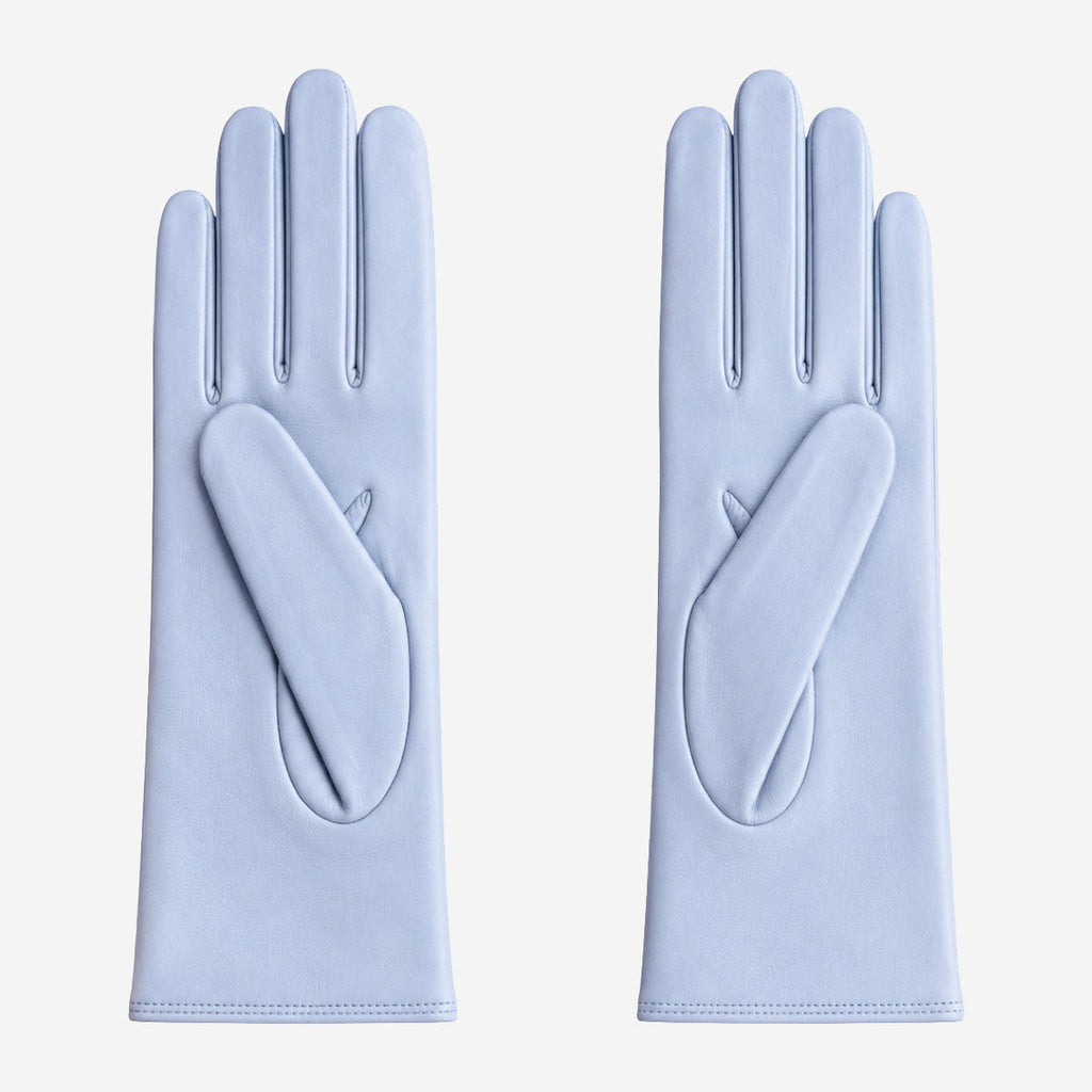 FC04 (sky) - Women's Italian cashmere lined leather gloves