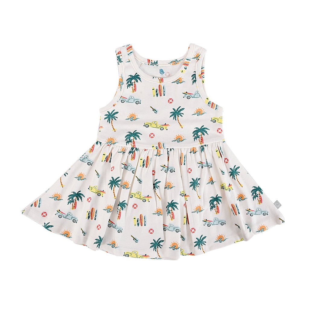 tank twirl dress | beach vibes