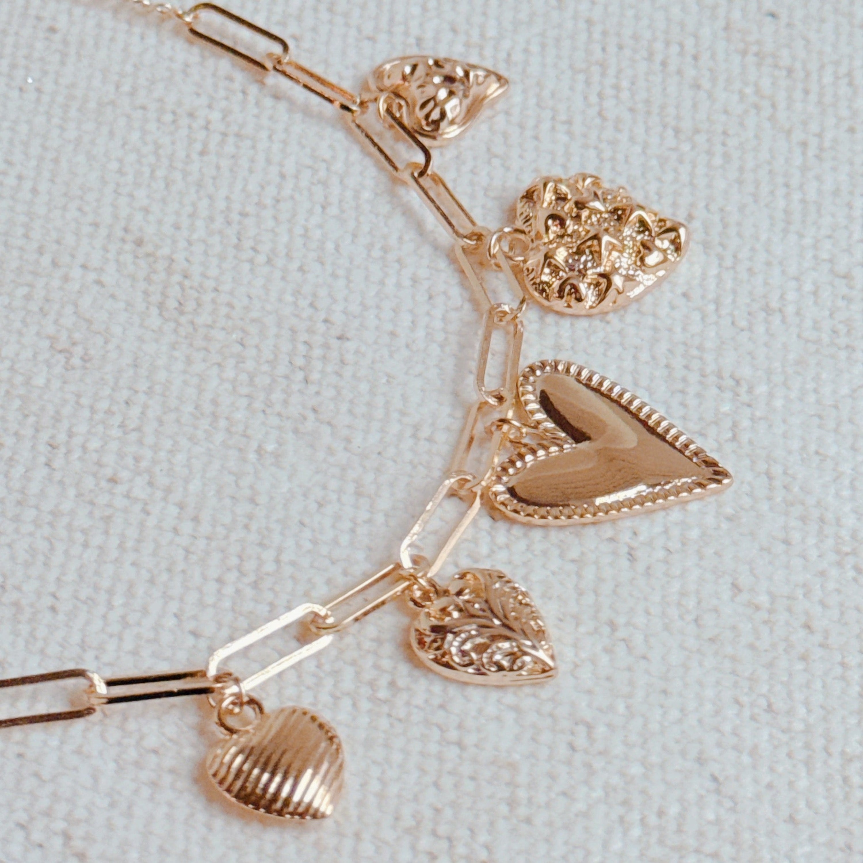 All My Hearts Charm Bracelet