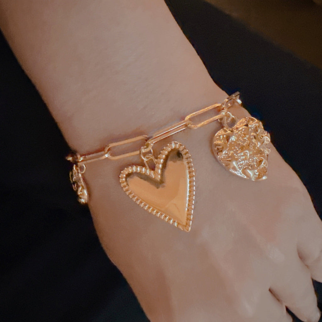 All My Hearts Charm Bracelet