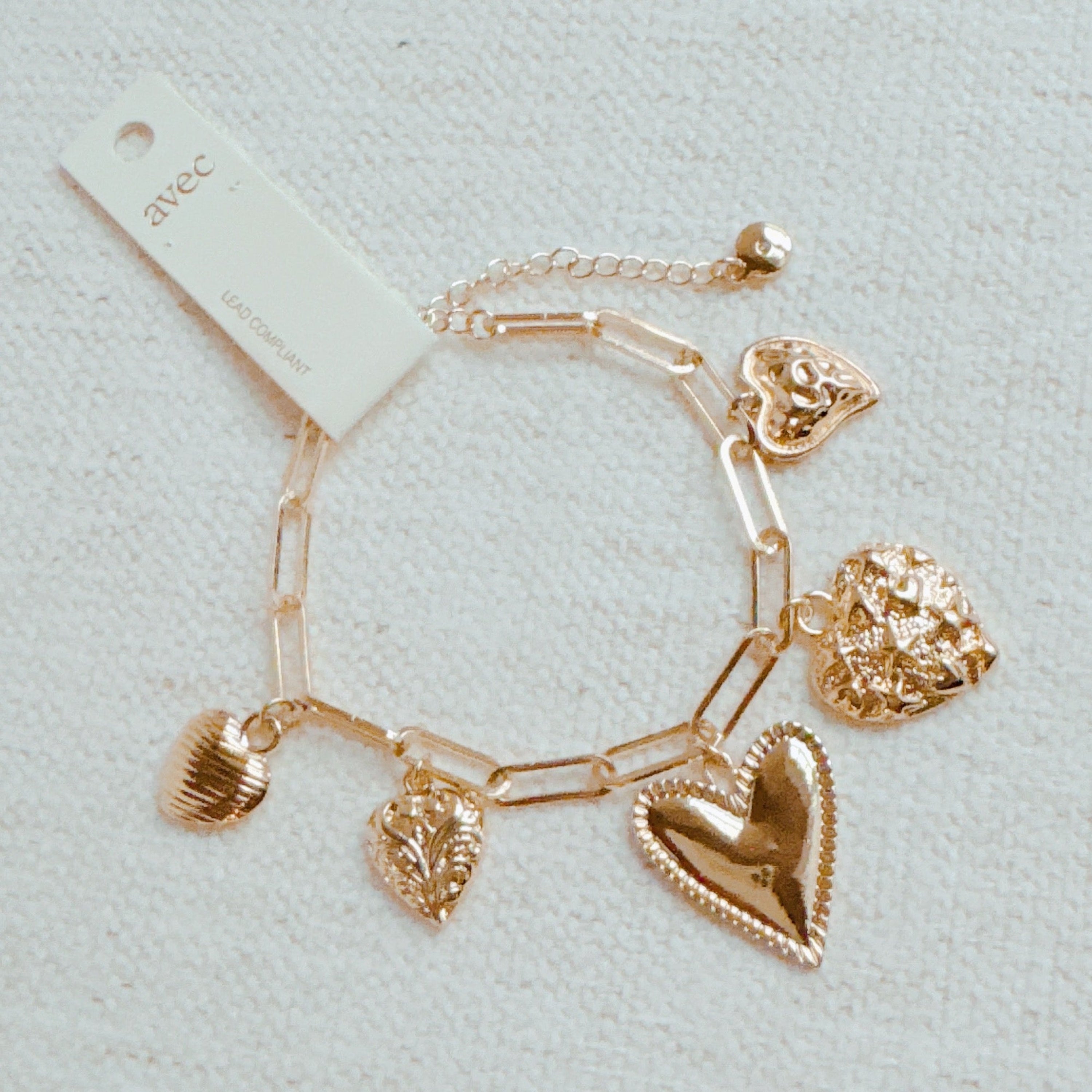 All My Hearts Charm Bracelet