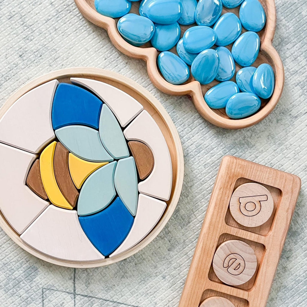 Bee Puzzle Block