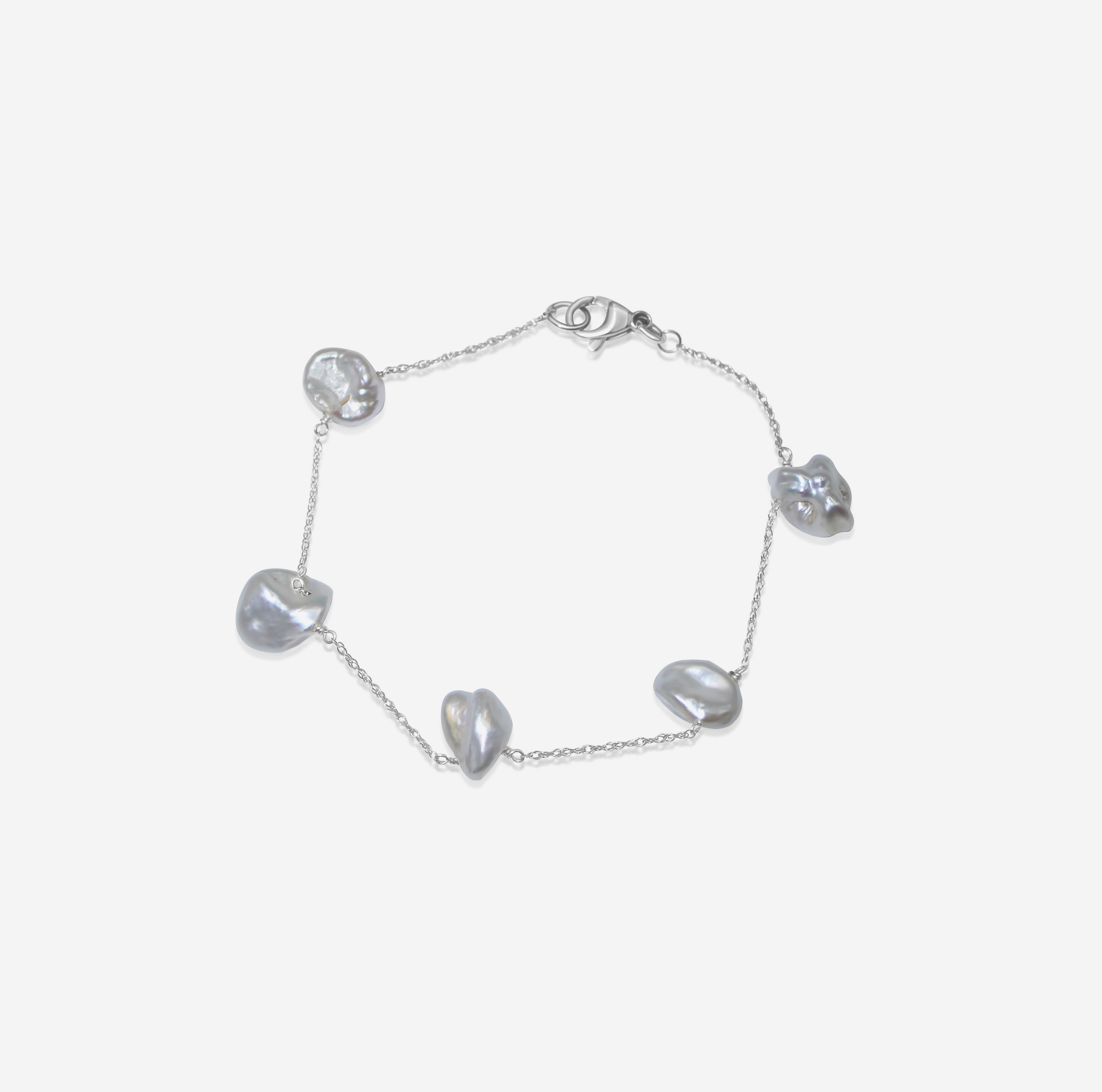 Freshwater Pearl Gold Bracelet | Handmade Fine Jewelry