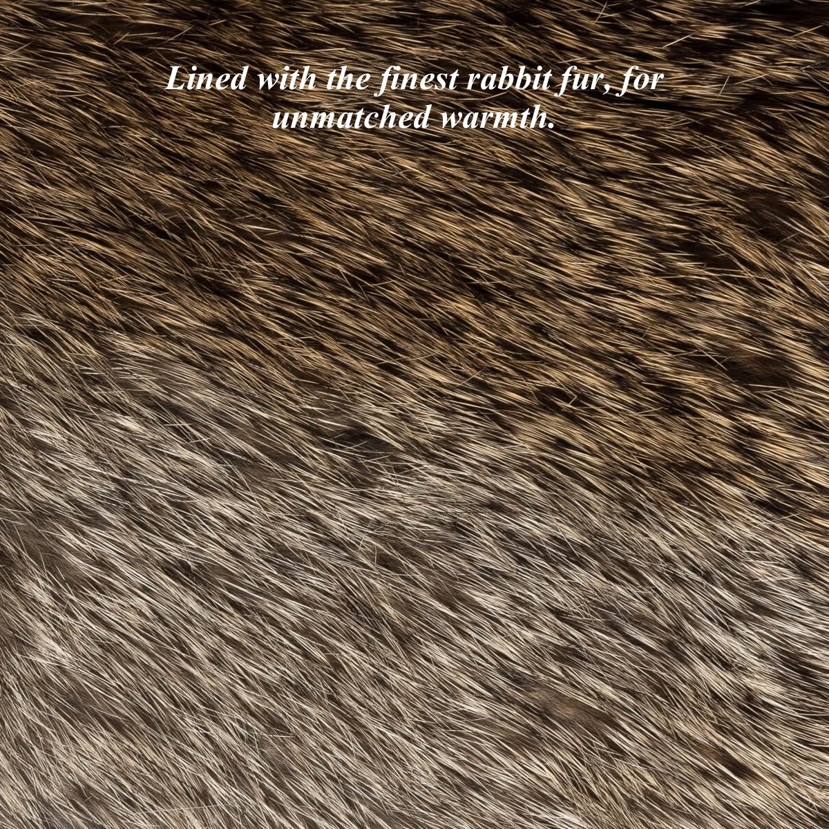 Julietta (brown) - Lambskin leather gloves with plush rabbit fur lining and touchscreen feature