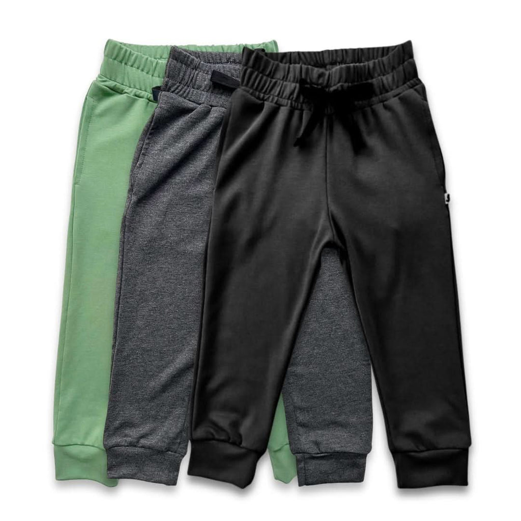Baby/Kids' Lightweight Bamboo Joggers | Black