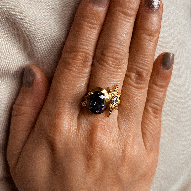 Geometric Gold Ring | Modern Fine Jewelry