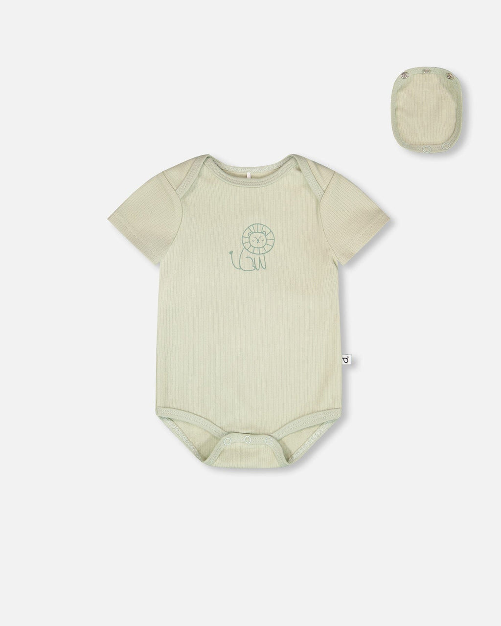 3 Pack Evolutive Organic Cotton Jersey Onesies Sage Green
