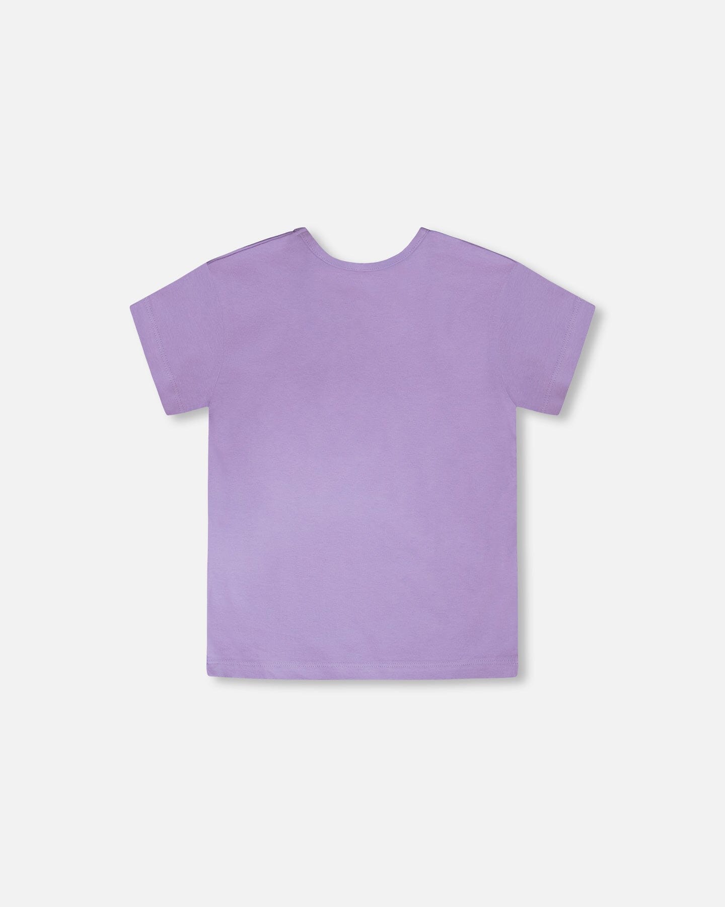 Organic Cotton Jersey T-Shirt Mauve With Sneakers
