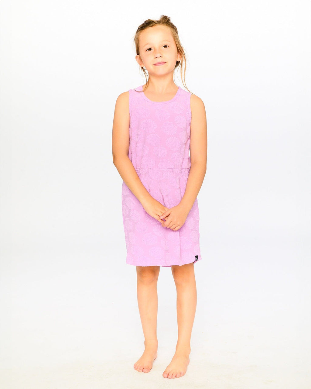 Terry Cloth Beach Dress Lilac