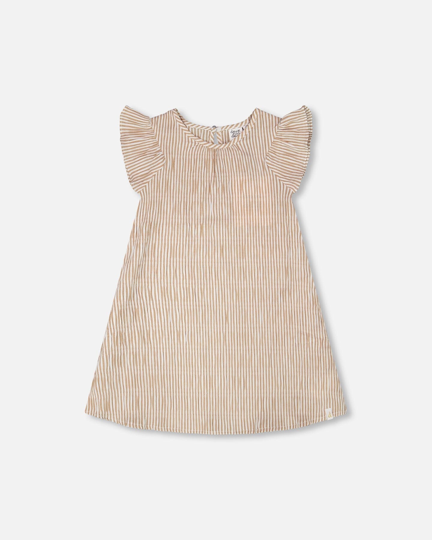 Striped Dress Off White And Sand