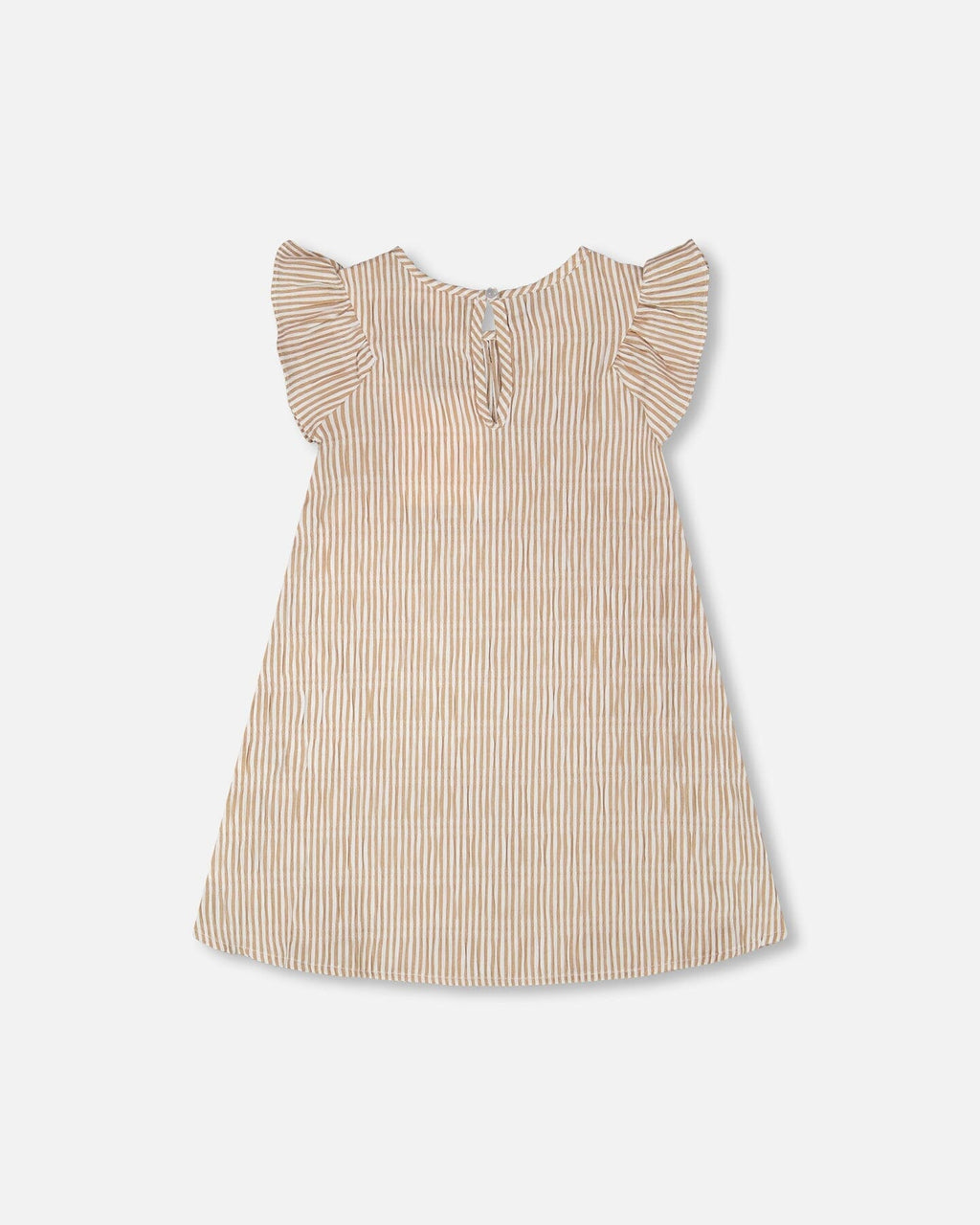 Striped Dress Off White And Sand