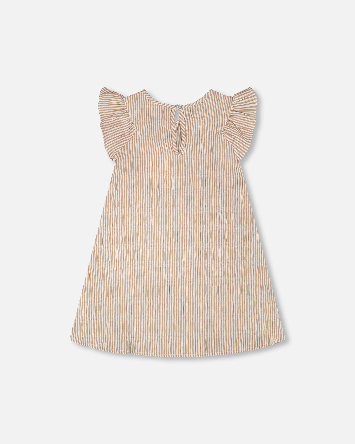 Striped Dress Off White And Sand
