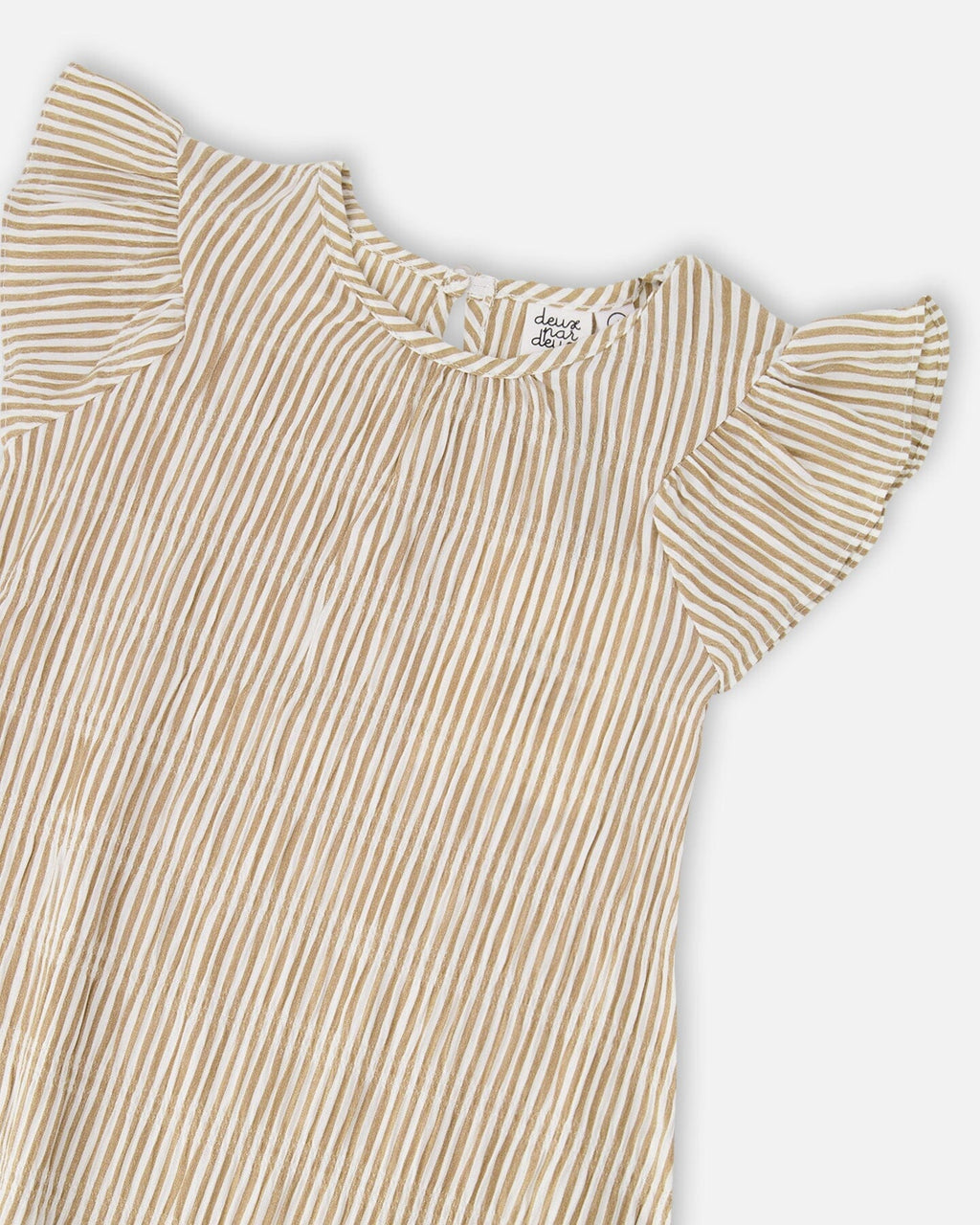 Striped Dress Off White And Sand