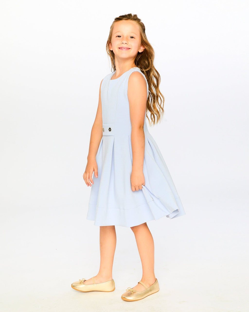 Sleeveless Neoprene Dress Lavender