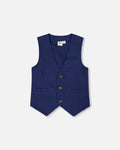 Elegant Vest Blue