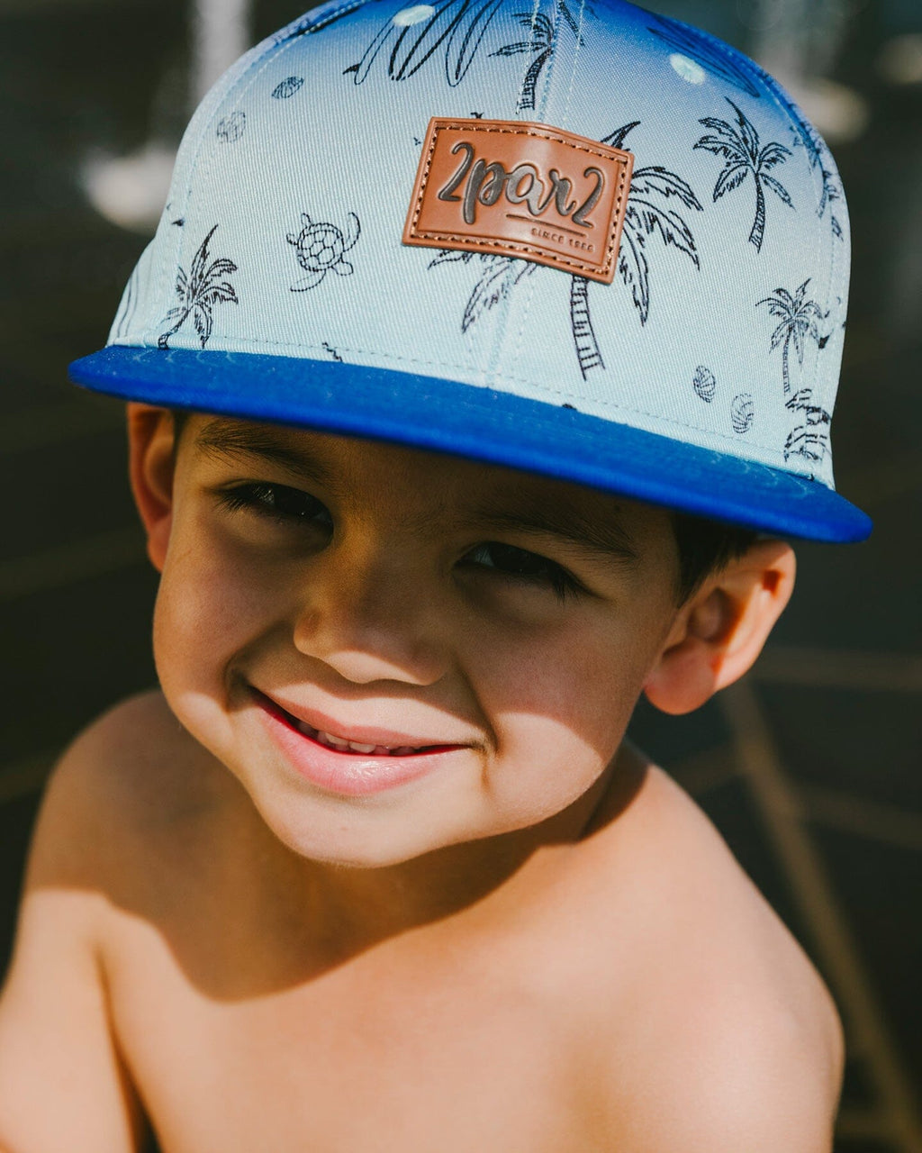 Cap Blue Beach Print