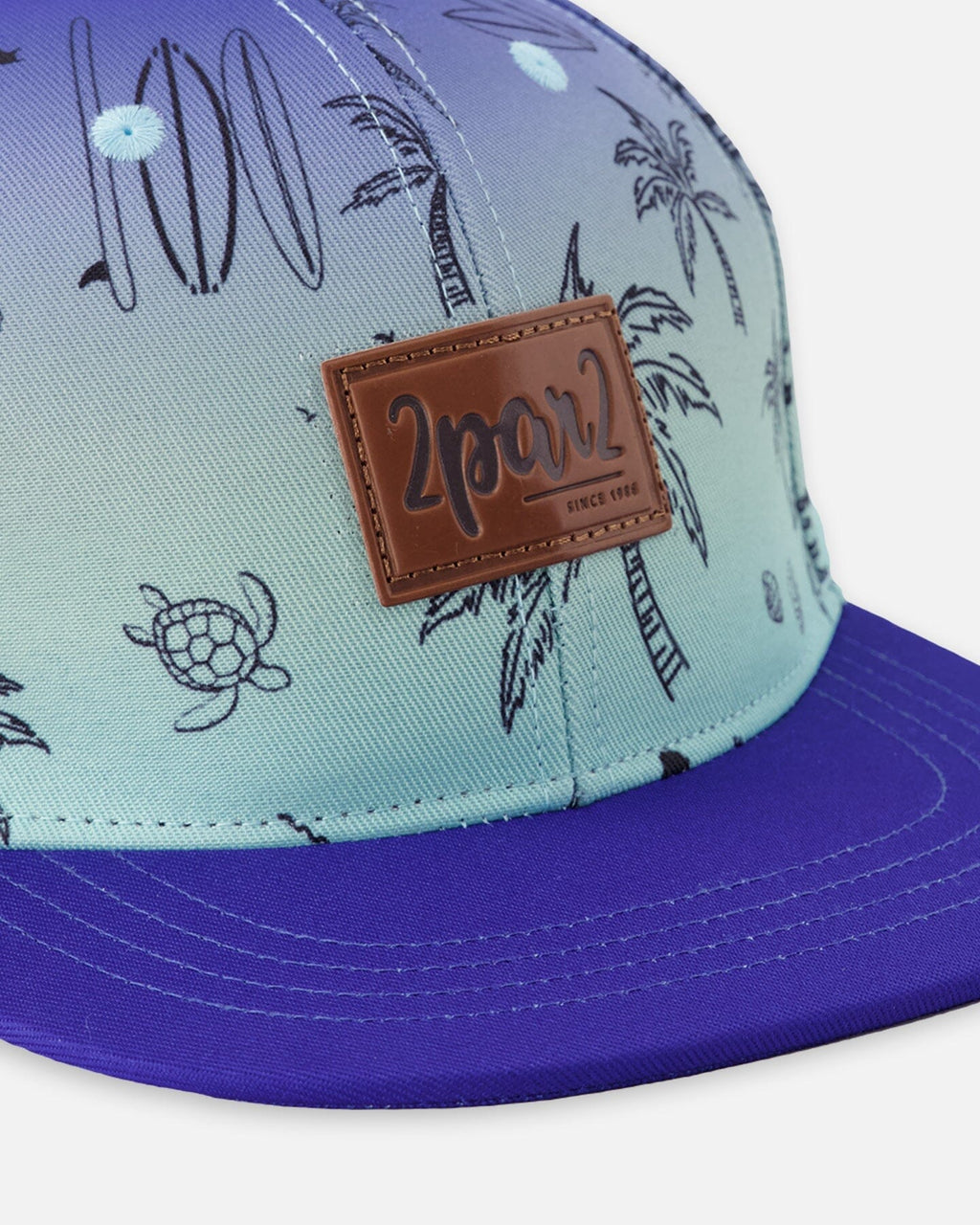 Cap Blue Beach Print