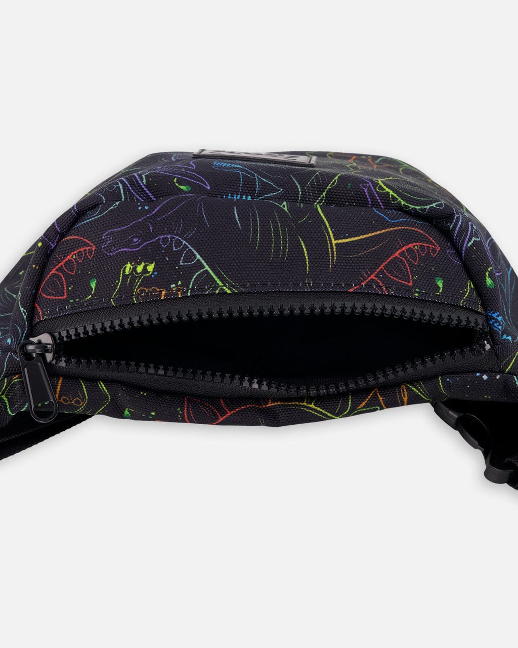 Fanny Pack Black Dinosaur Print