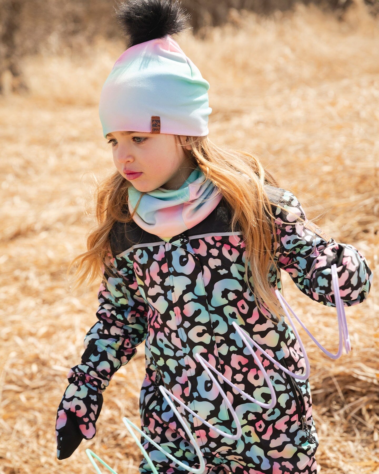 Stretch Jersey Neck Tube Multicolored