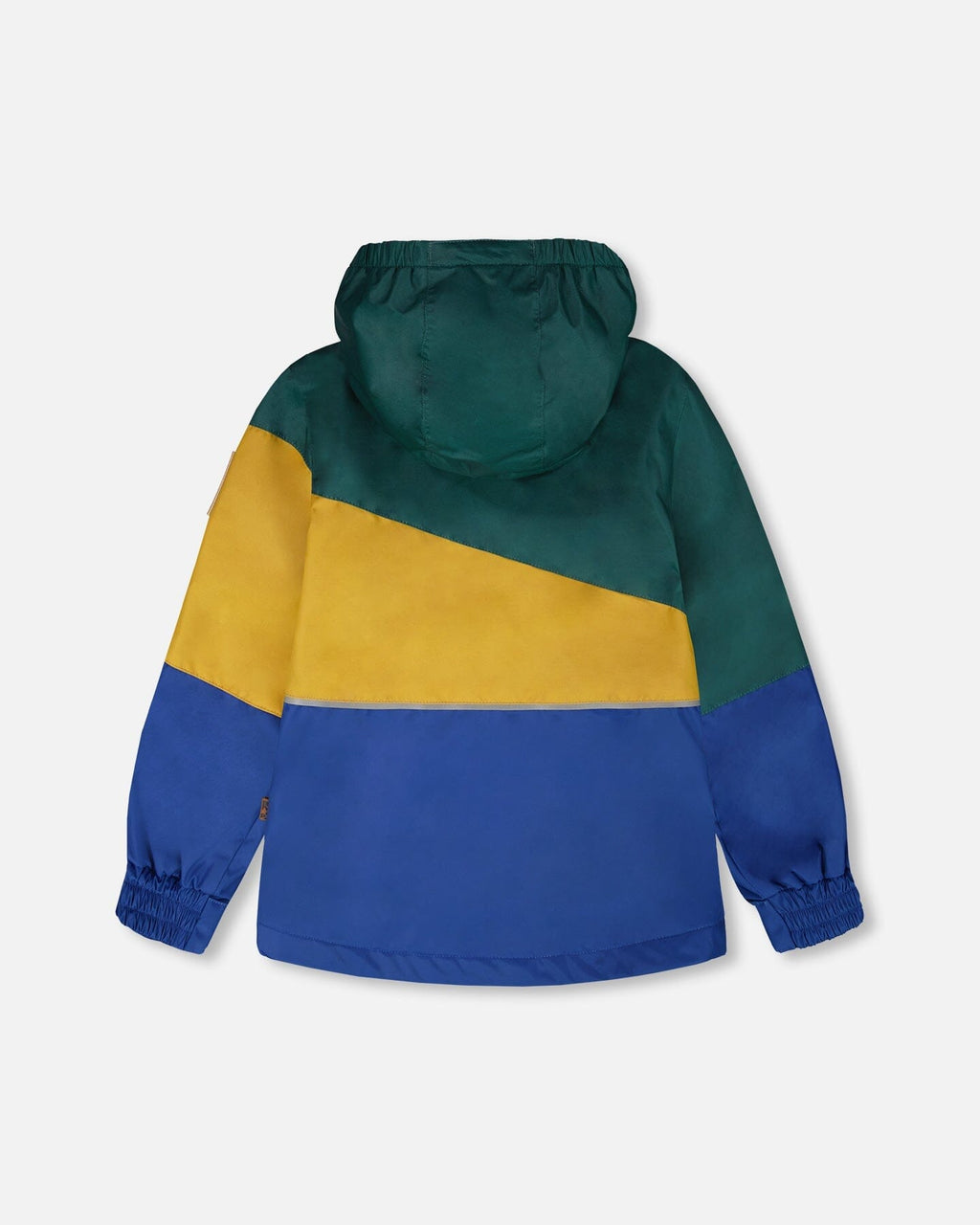 Insulated Two-Piece Mid-Season Outerwear Set Green, Yellow And Blue