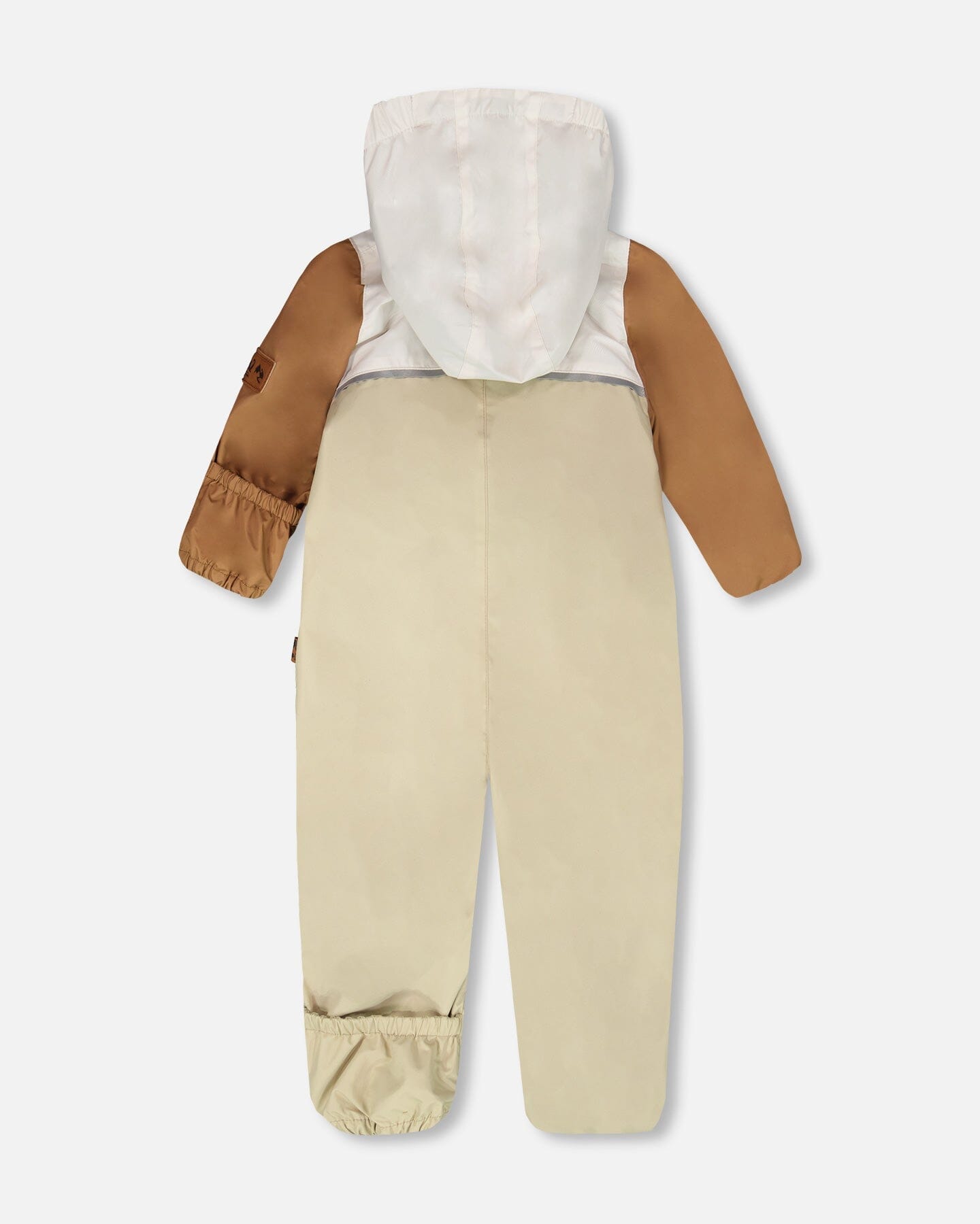 Baby Mid-Season One-Piece Outerwear With Hat Beige