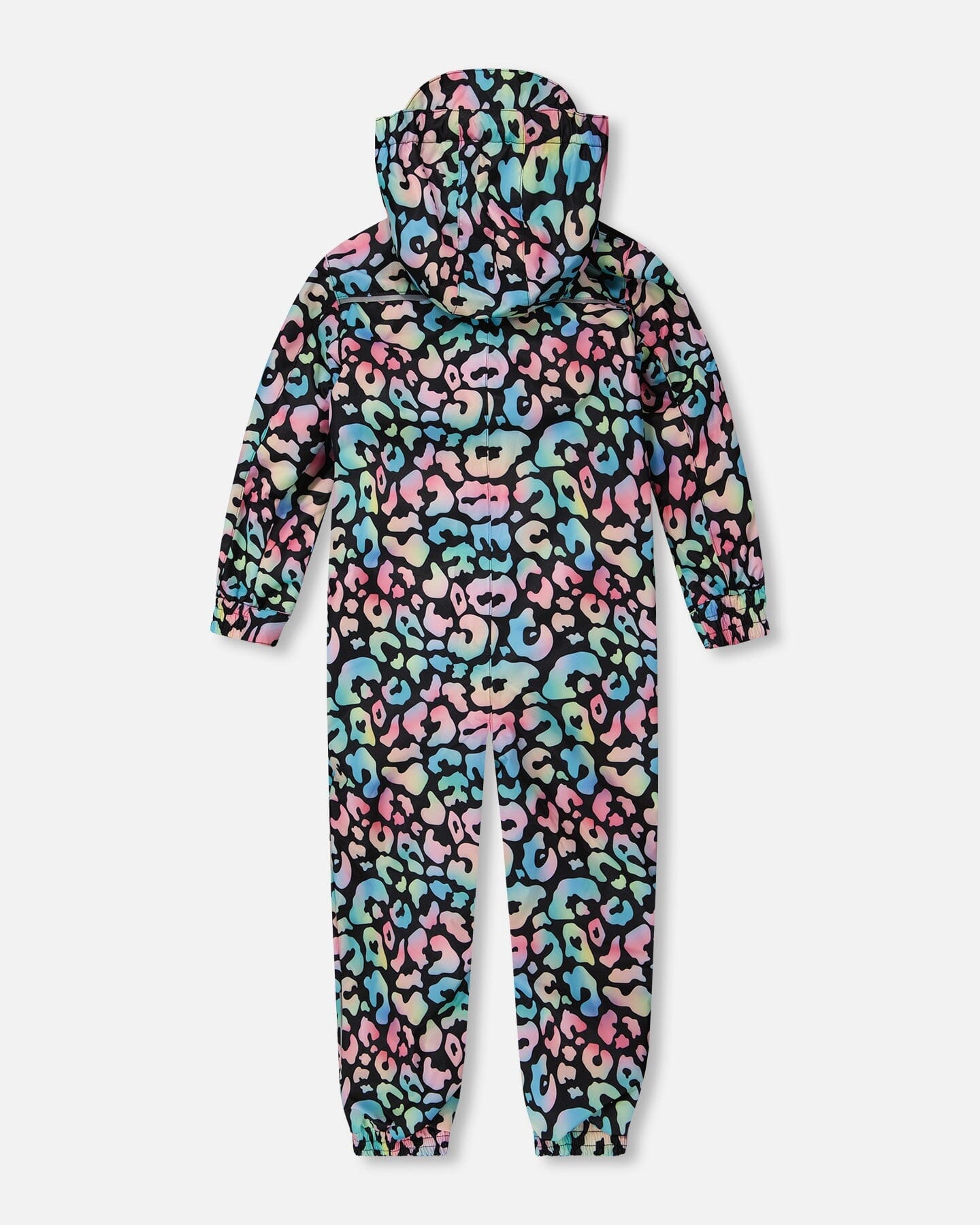Kids Mid-Season One-Piece Outerwear Black Animal Print