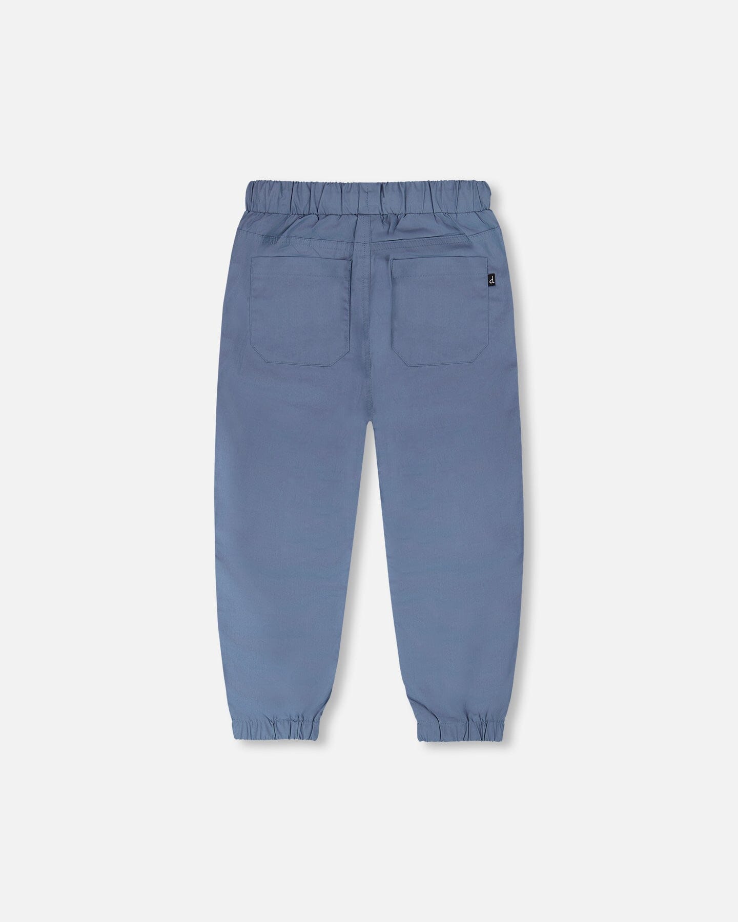 Parachute Jogger With Patch Pockets Blue Grey