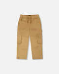 Stretch Twill Carpenter Pants Beige
