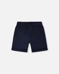 Stretch Twill Shorts Dark Blue