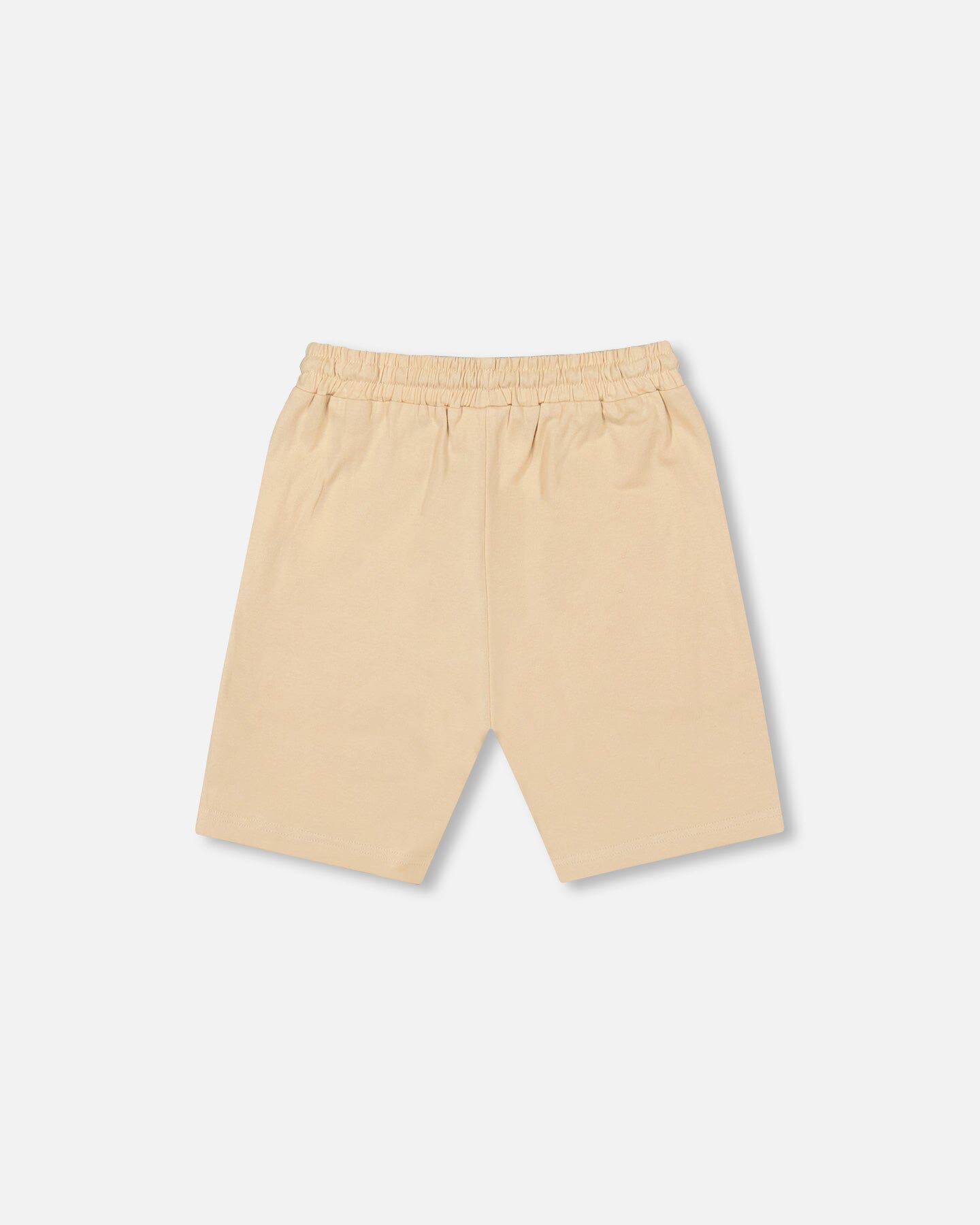 Organic Cotton Jersey Shorts Beige