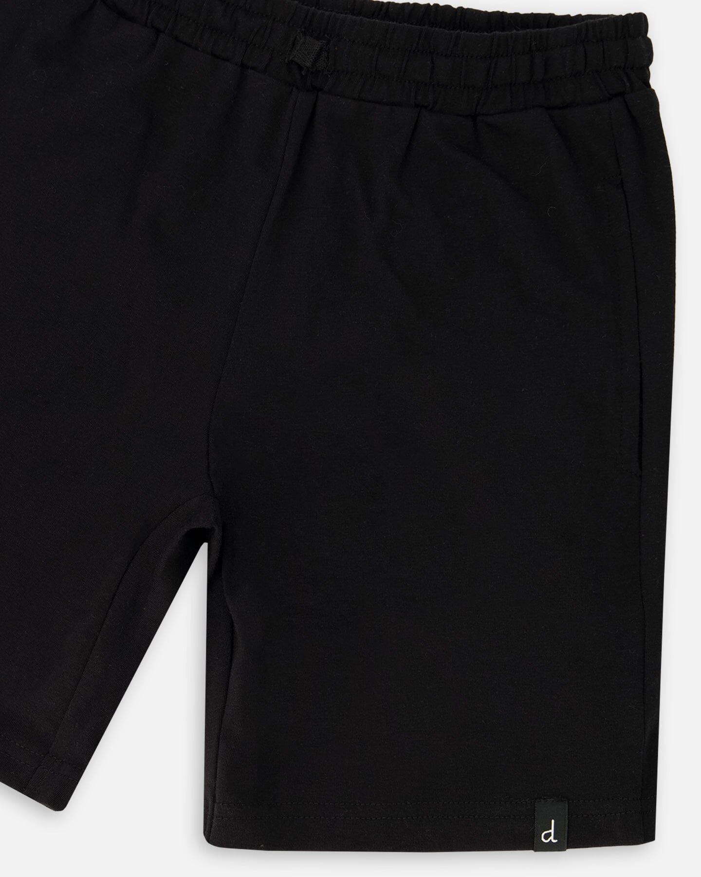 Organic Cotton Jersey Shorts Black