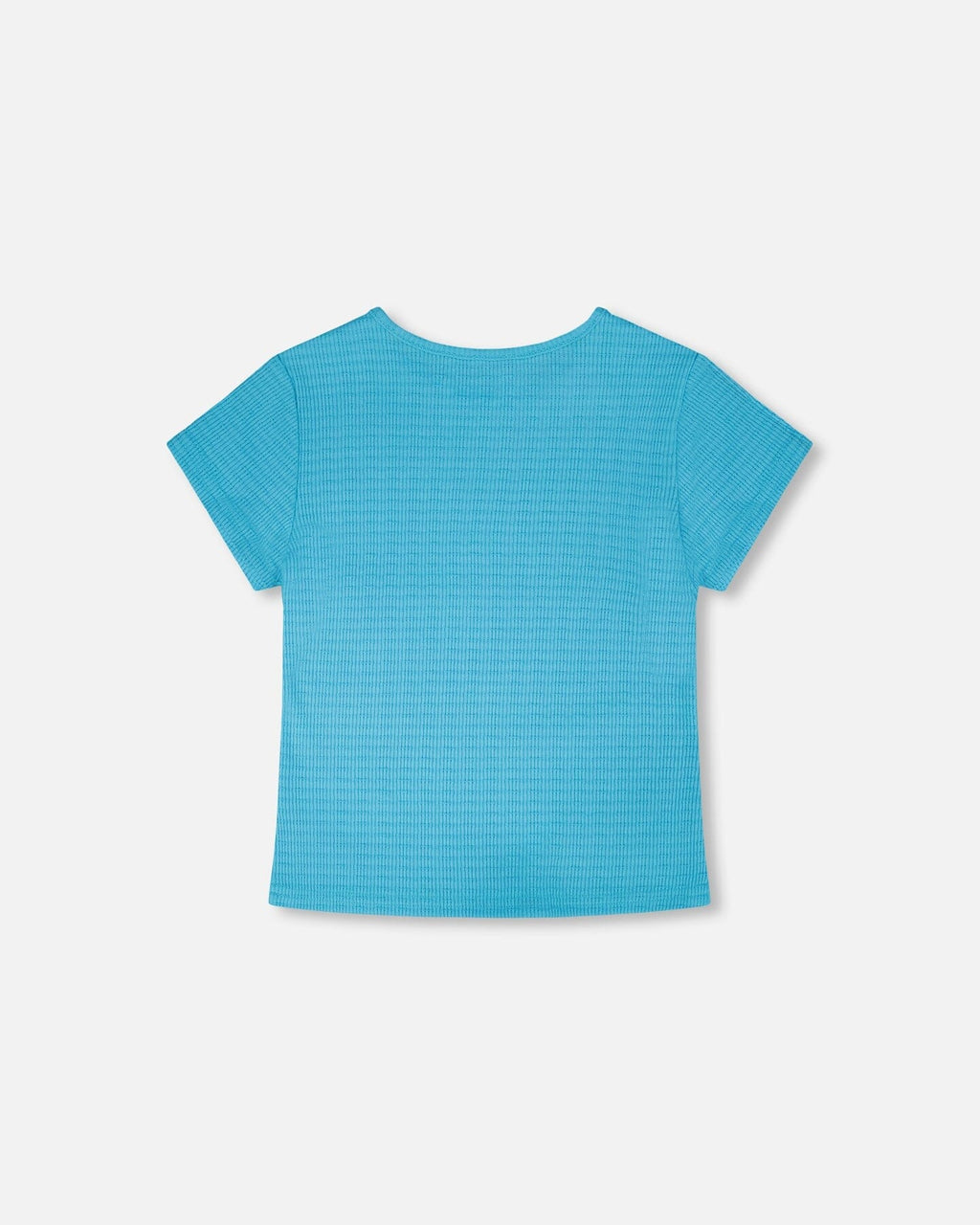 Crinkle Jersey T-Shirt Blue