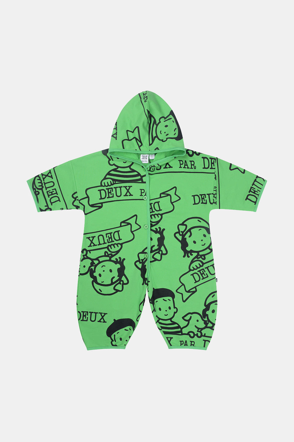40Th Anniversary Printed Jersey One-Piece Green