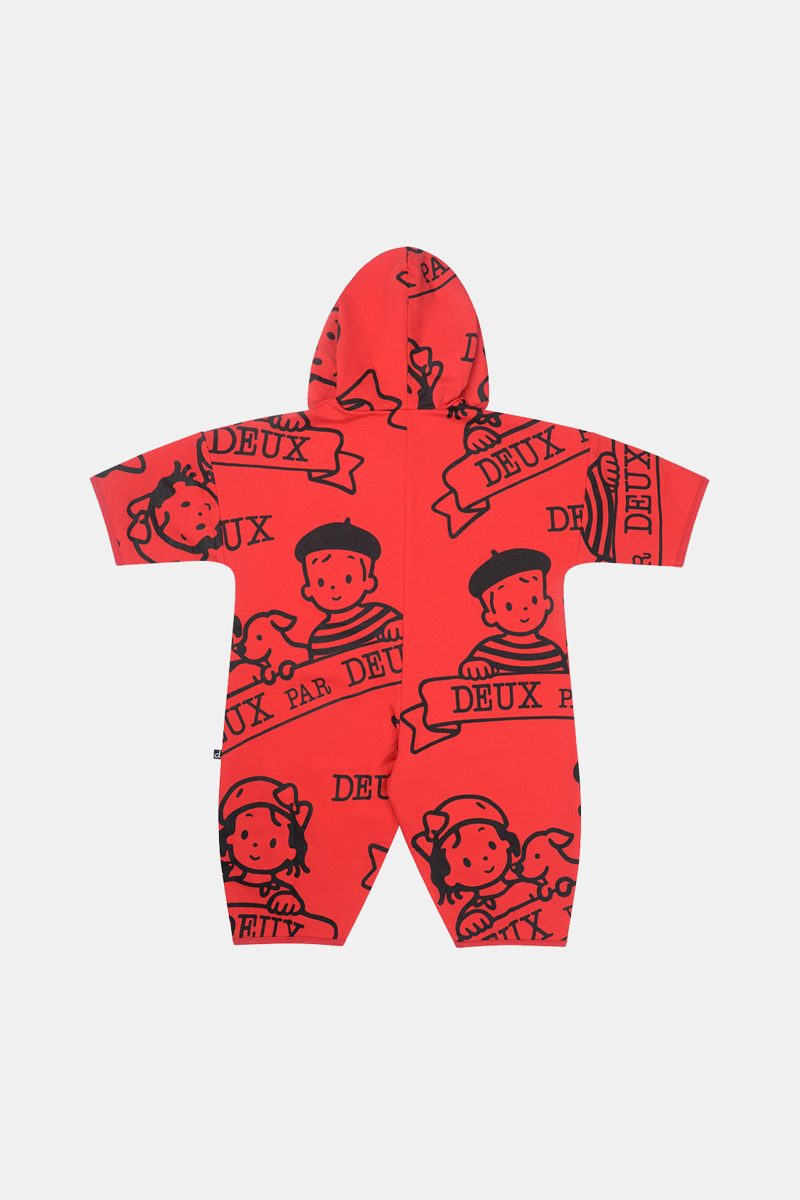 40Th Anniversary Printed Jersey One-Piece Poppy Red