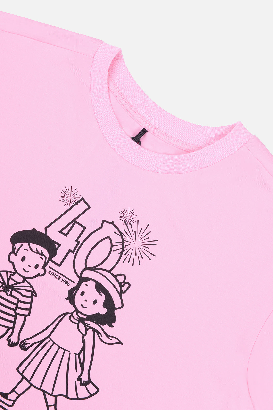 40Th Anniversary Graphic T-Shirt Soft Pink