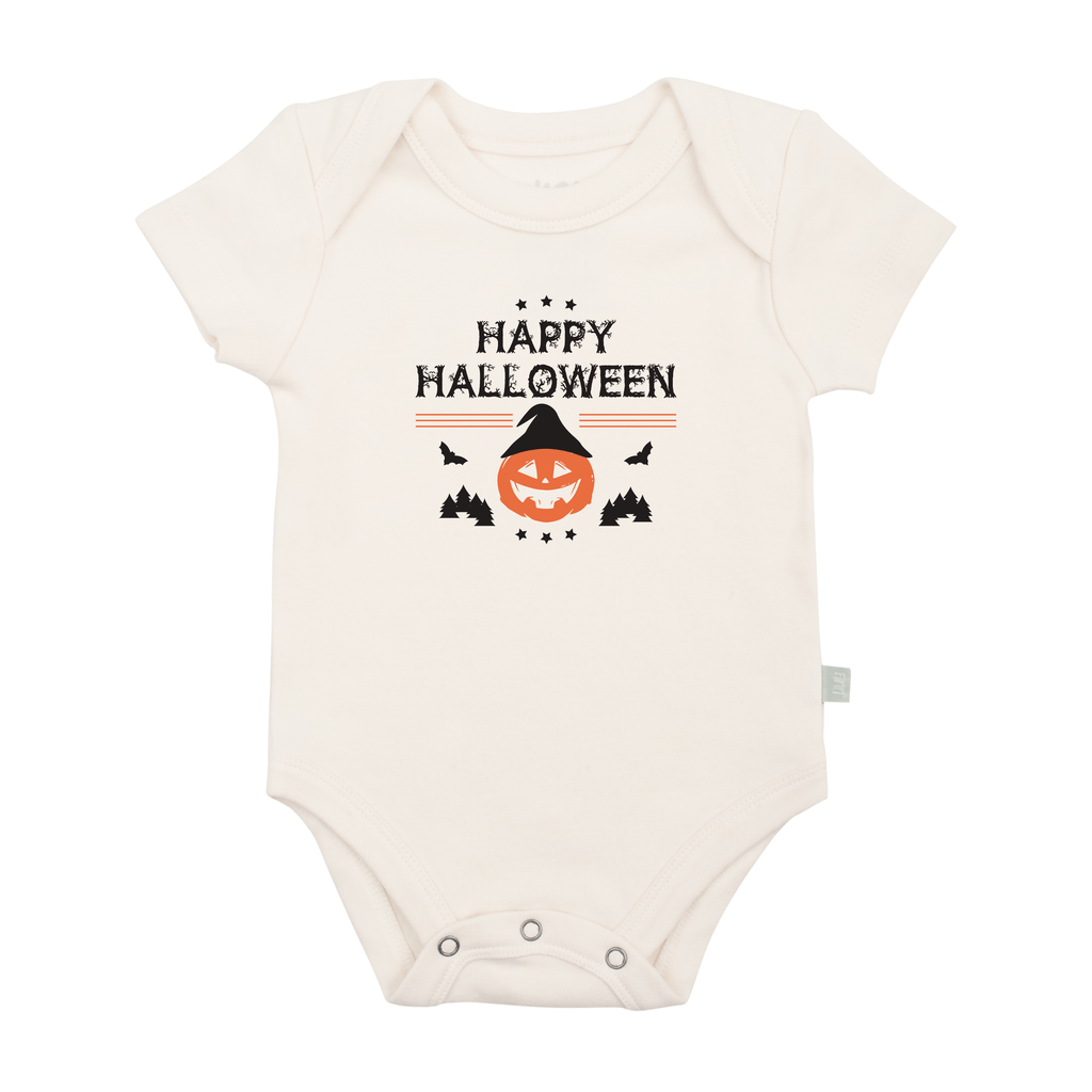 graphic bodysuit | halloween pumpkin