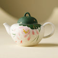 Handmade Ceramic Teapot with Lotus Design – 120ml Traditional Chinese Kung Fu Tea Pot